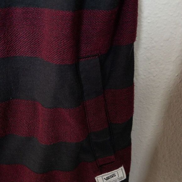 Vans Hoodie‎ Maroon & Black Small Front Pocket - Picture 4 of 10
